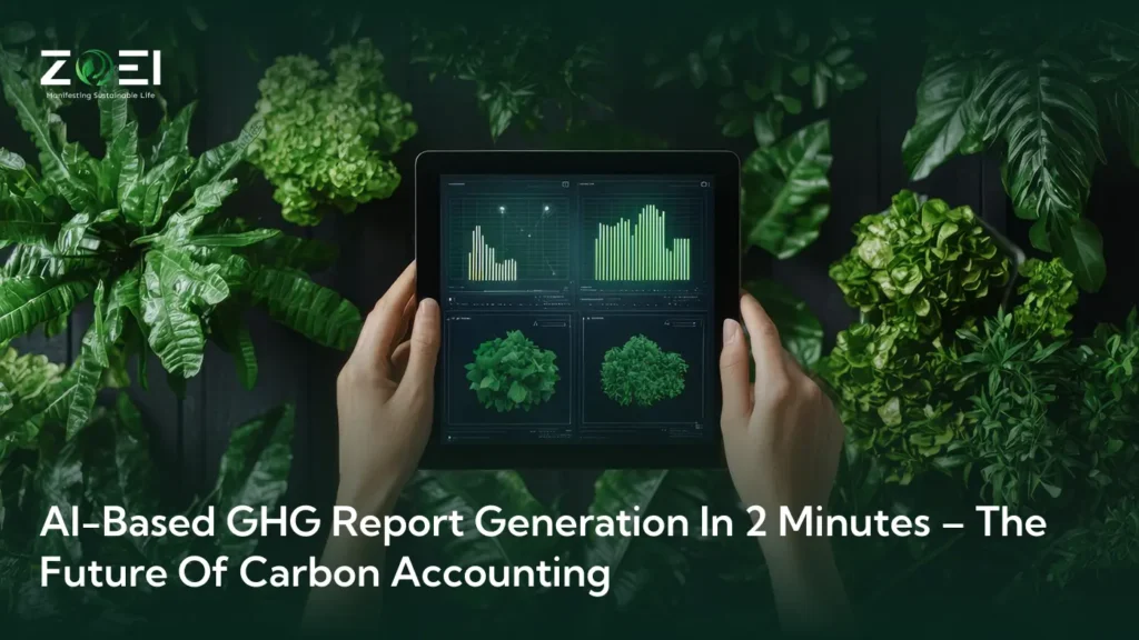 AI-Based GHG Report Generation in 2 Minutes – The Future of Carbon Accounting